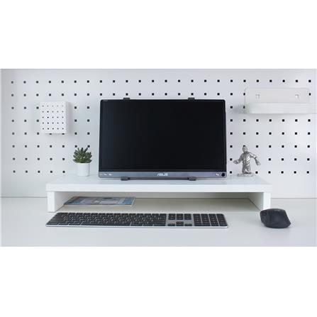 ชั้นวางจอคอม LUVORA REGAL02 สีขาว_5