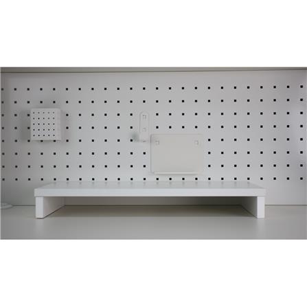 ชั้นวางจอคอม LUVORA REGAL02 สีขาว_6