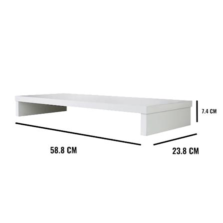 ชั้นวางจอคอม LUVORA REGAL02 สีขาว_9