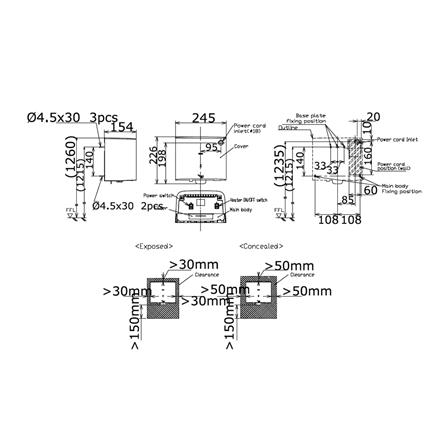 เครื่องเป่ามือ HIGH SPEED TOTO TYC322WFT_1