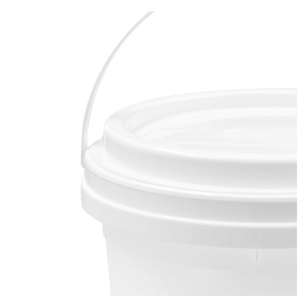 ถังข้าวสารพลาสติกกลม 5 กก. KECH CLOUD สีขาว