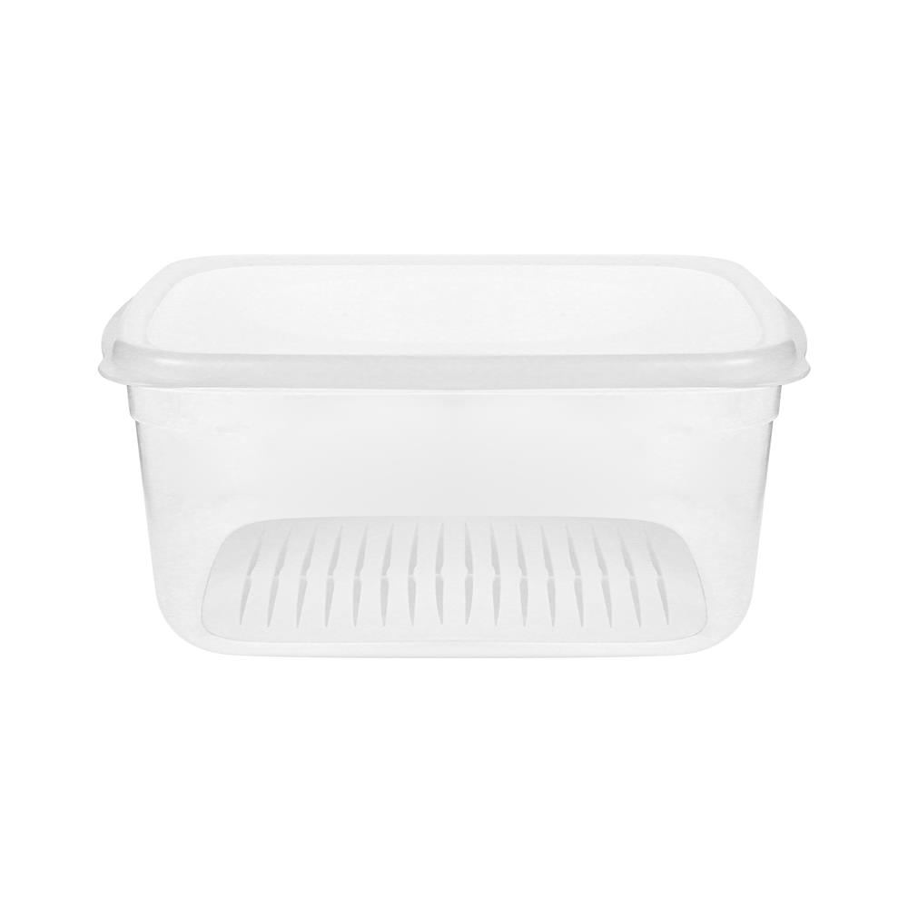 กล่องอาหารเหลี่ยม 8.4 ลิตร KECH CLOUD สีใส