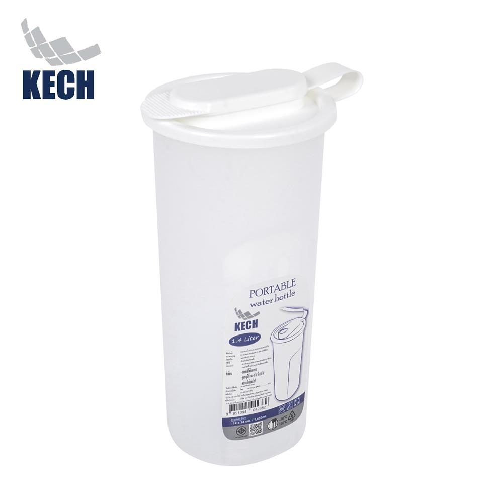 กระบอกน้ำ PP 1.4 ลิตร KECH CLOUD สีใส_1