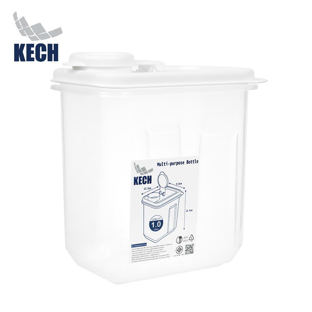 ขวดโหล PP ฝาดึง KECH CLOUD 1 ลิตร สีใส_1