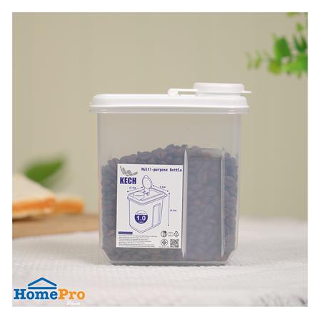 ขวดโหล PP ฝาดึง KECH CLOUD 1 ลิตร สีใส_4