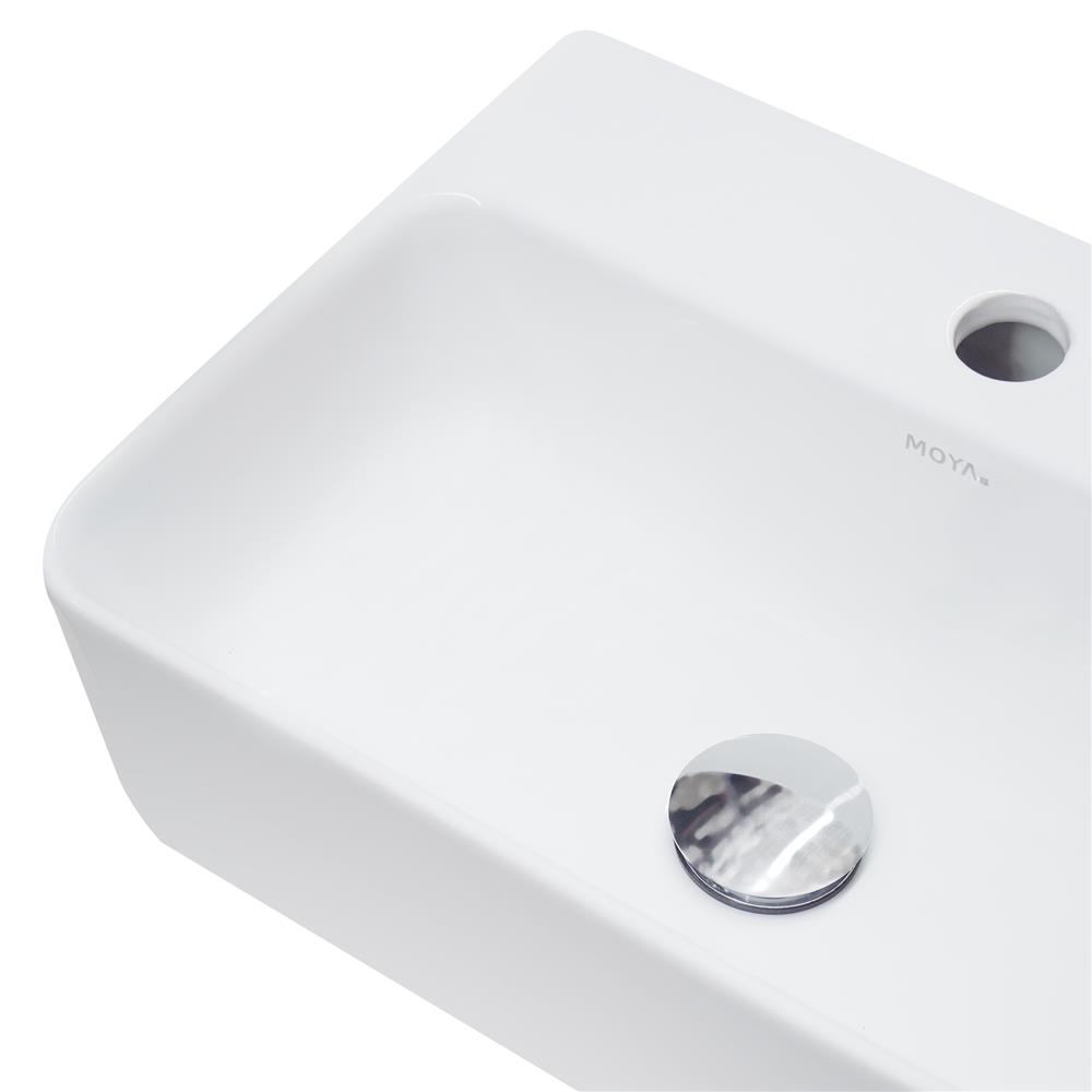 อ่างล้างหน้าแขวน MOYA 179 สีขาว