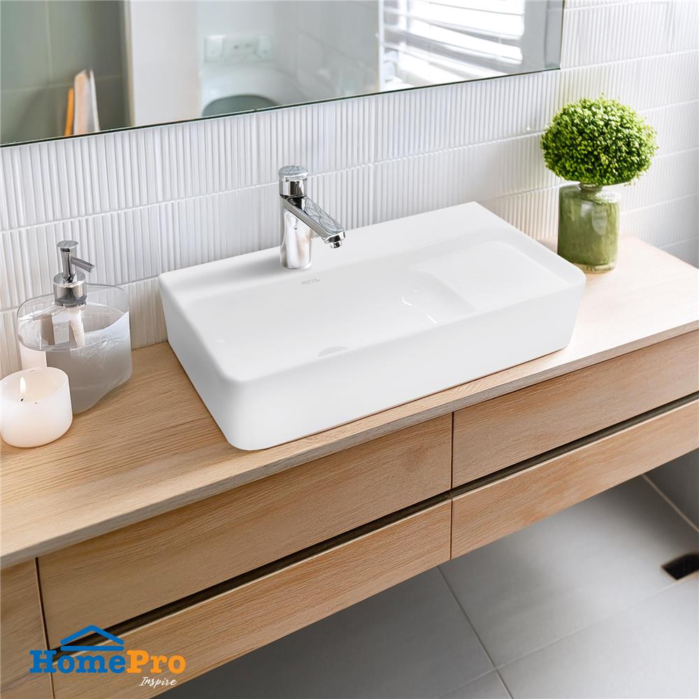 อ่างล้างหน้าแขวน MOYA 179 สีขาว