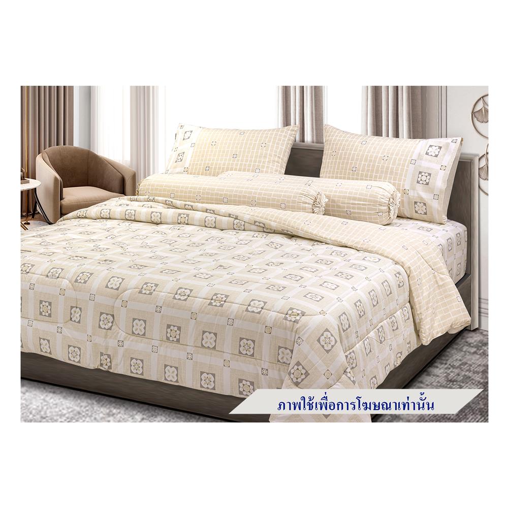 ชุดผ้าปูที่นอน 6 ฟุต 6 ชิ้น STEVENS SOFTEX DM14