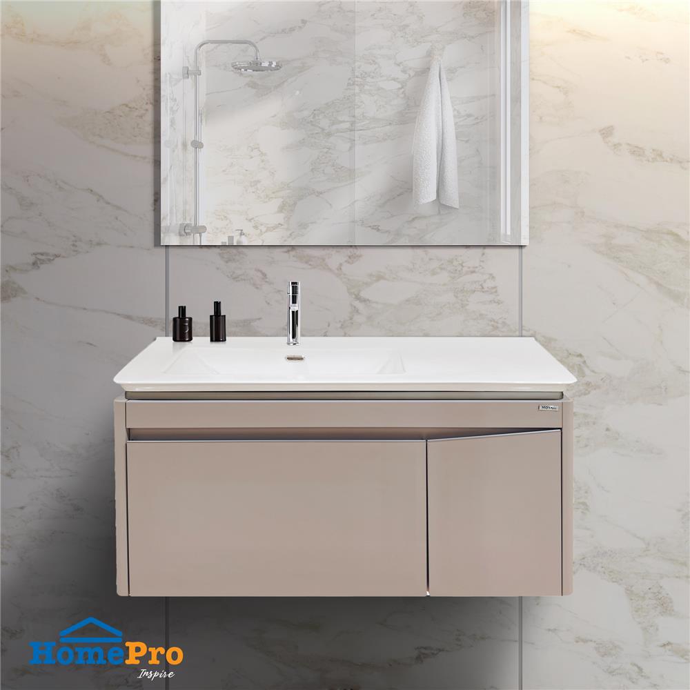 อ่างเคาน์เตอร์ MOYA PLUS ETHAN-100 สีเบจ