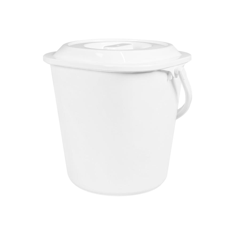 ถังข้าวสารพลาสติกเหลี่ยม 10 กก. KECH CLOUD สีขาว