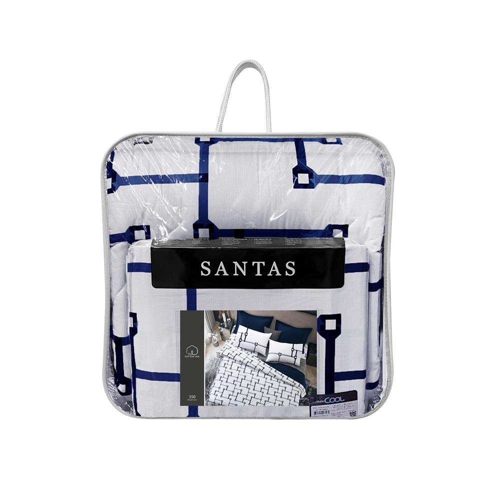 ชุดผ้าปูที่นอน 5 ฟุต 6 ชิ้น SANTAS GRITTY NA