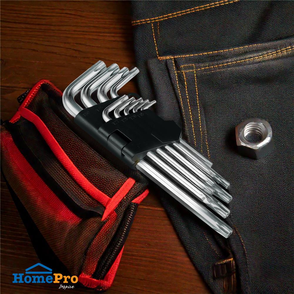 ประแจหกเหลี่ยมหัวทอร์ก MATALL 9 ชิ้น/ชุด