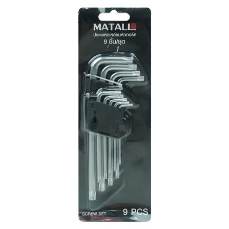 ประแจหกเหลี่ยมหัวทอร์ก MATALL 9 ชิ้น/ชุด_4