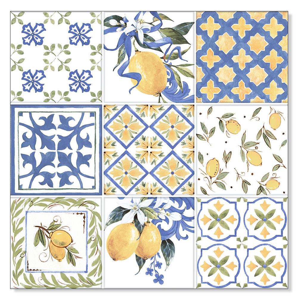 กระเบื้องพื้น 16x16 นิ้ว DURAGRES เลม่อน ครัช คัลเลอร์ฟูล 0.96 ตร.ม.