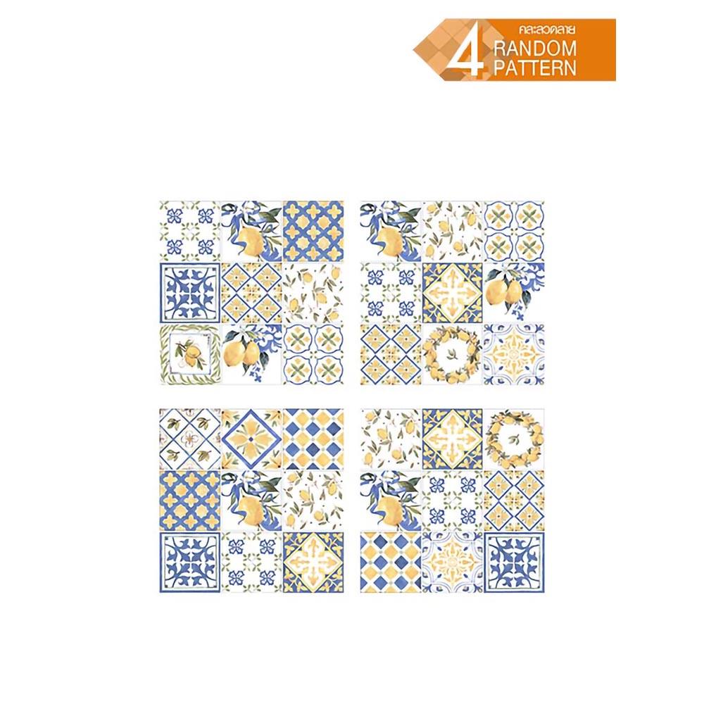 กระเบื้องพื้น 16x16 นิ้ว DURAGRES เลม่อน ครัช คัลเลอร์ฟูล 0.96 ตร.ม.