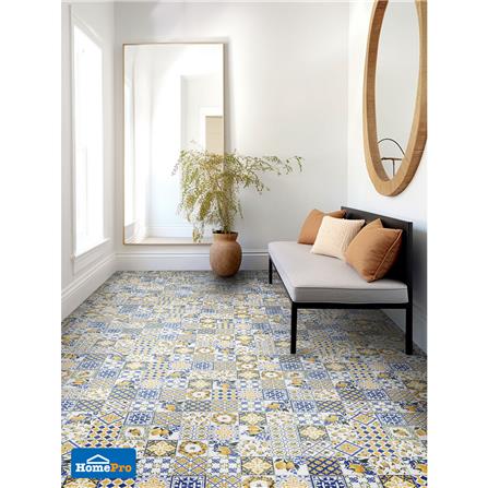 กระเบื้องพื้น 16x16 นิ้ว DURAGRES เลม่อน ครัช คัลเลอร์ฟูล 0.96 ตร.ม._2