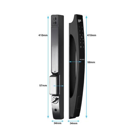 กลอนดิจิตอล HILOCK HL-492 สีดำ_3