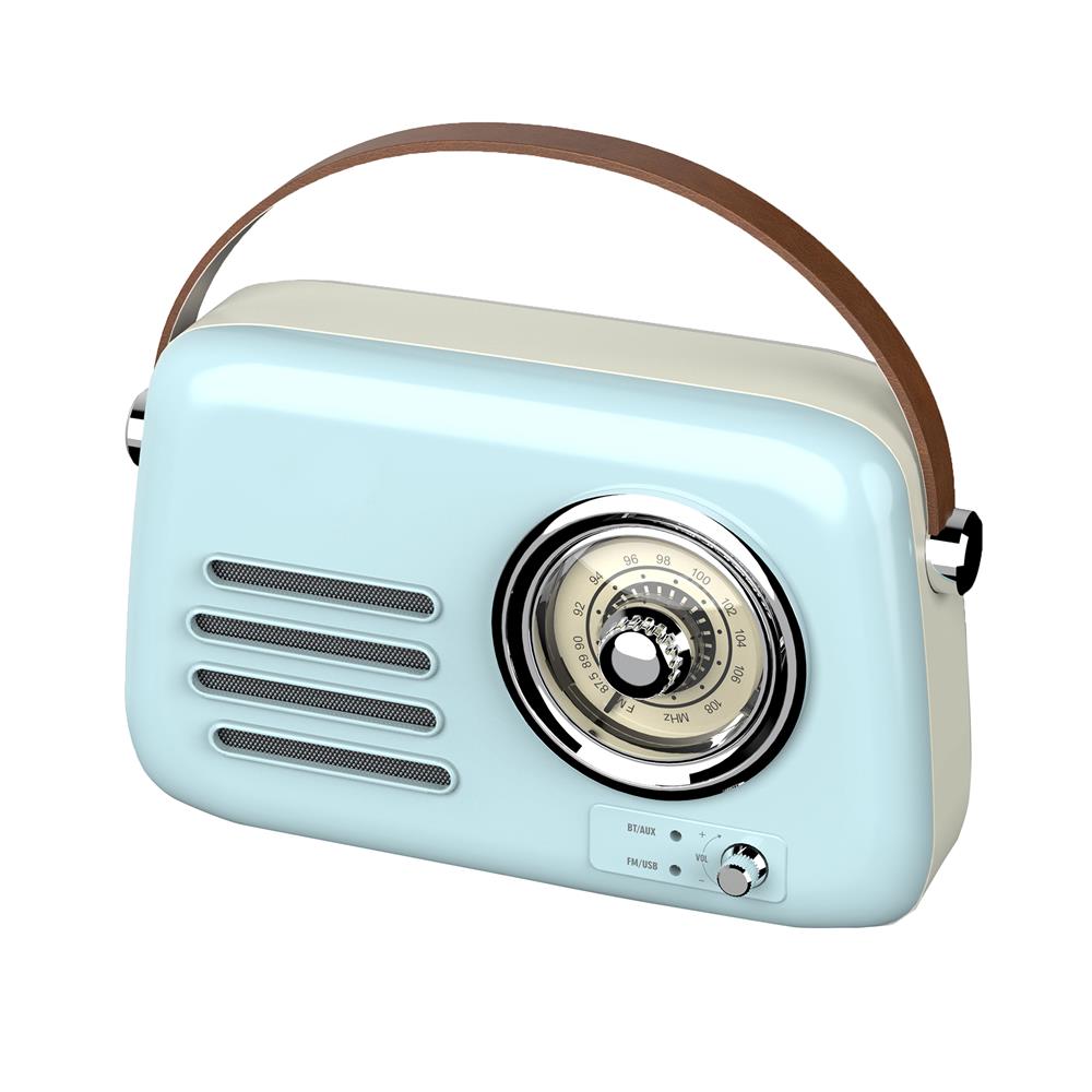 ลำโพงบลูทูธ COMPRO OB-01 สีฟ้า