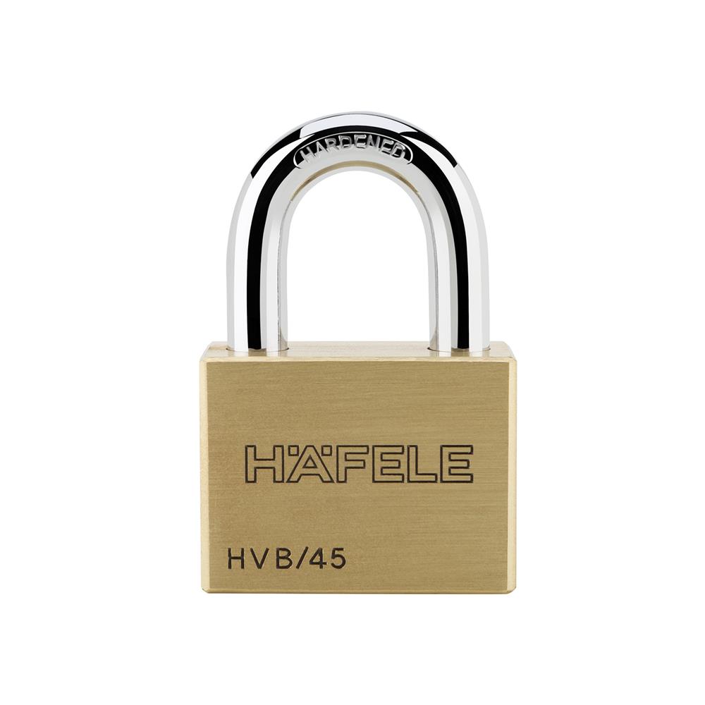 กุญแจคีย์อะไลก์ HAFELE 482.01.989 45 มม. สีทองเหลือง 5 ตัว/ชุด