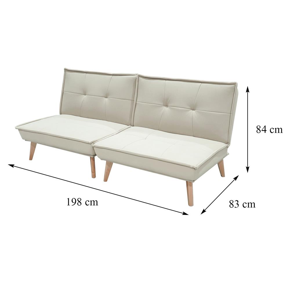 โซฟาเบด FURDINI BELL สีเทาอ่อน