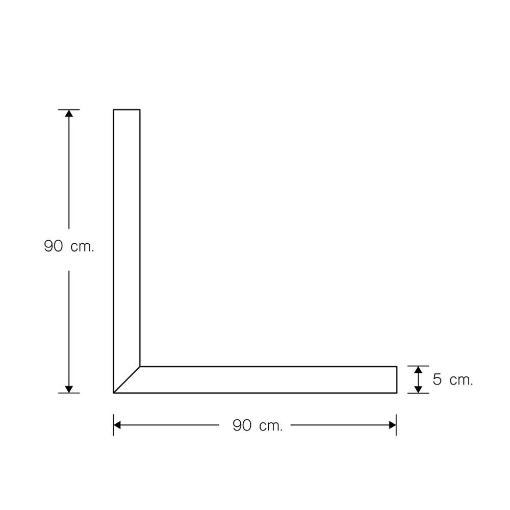ธรณีเทียม I-SPA I-ST-SQU90-WH 90X90 ซม. สีขาว