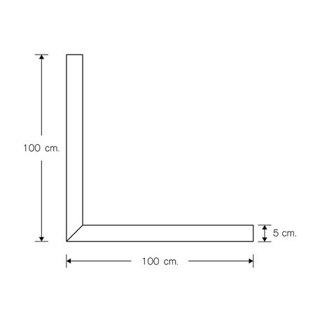 ธรณีเทียม I-SPA I-ST-SQU100-WH 100X100 ซม. สีขาว_1