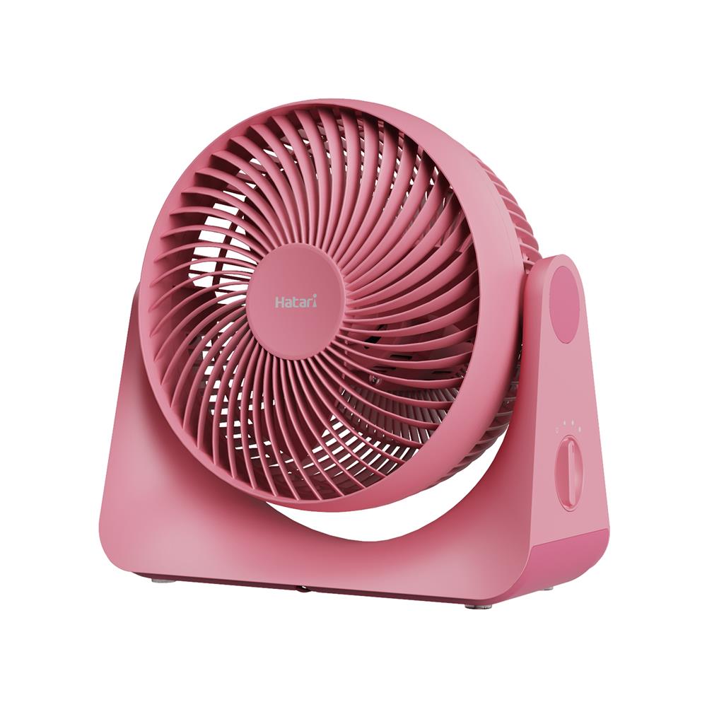 พัดลมพกพา 8 นิ้ว HATARI CYCLONE MAX สีชมพู