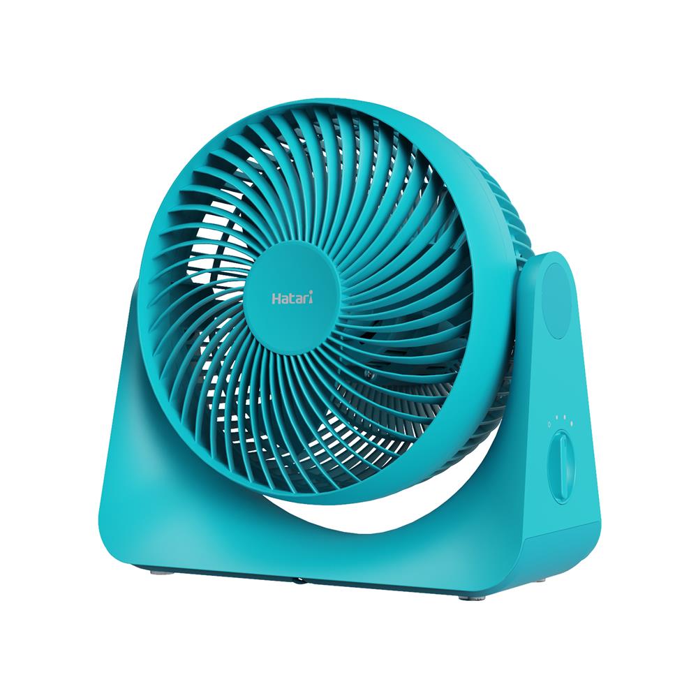 พัดลมพกพา 8 นิ้ว HATARI CYCLONE MAX สีฟ้า