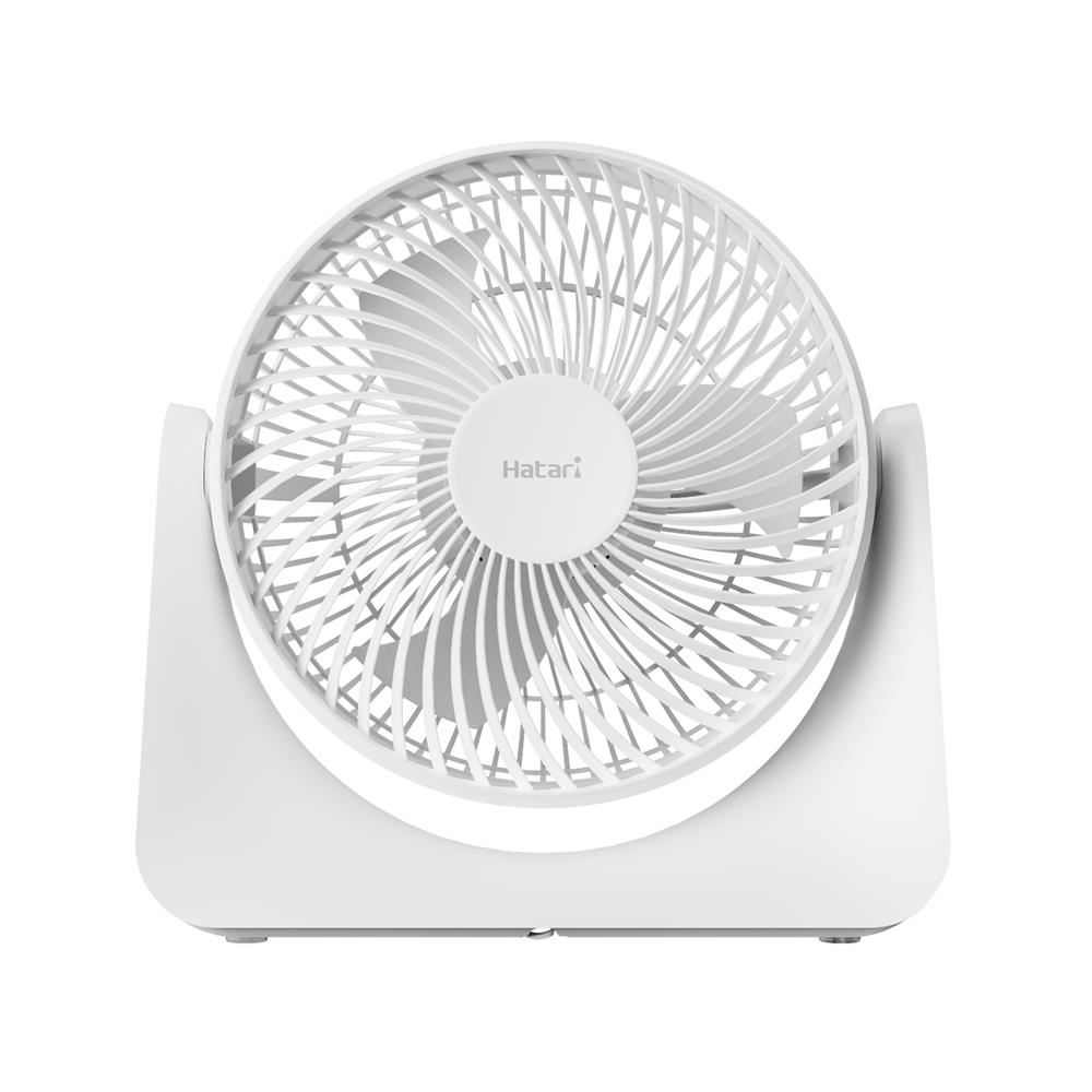 พัดลมพกพา 8 นิ้ว HATARI CYCLONE MAX สีขาว