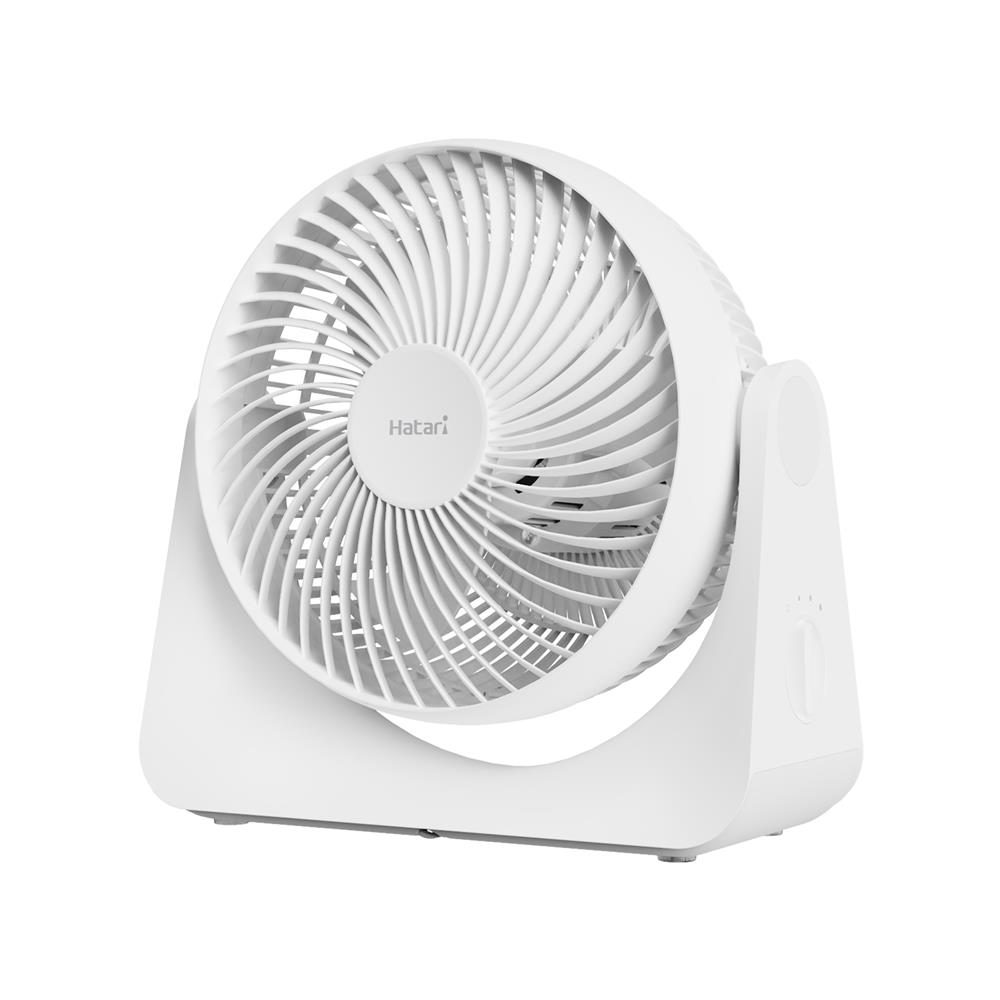 พัดลมพกพา 8 นิ้ว HATARI CYCLONE MAX สีขาว