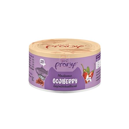 อาหารเปียกแมว PRAMY TUNA MEAT TOPPING GOJIBERRY IN JELLY 80 ก._0
