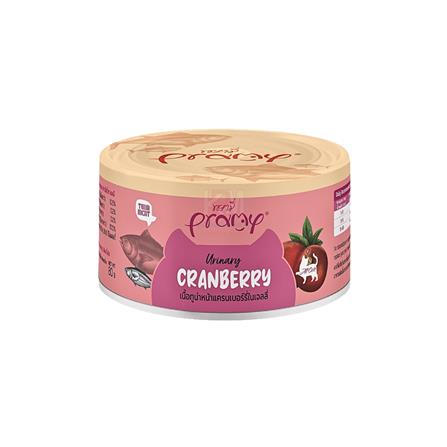 อาหารเปียกแมว PRAMY TUNA MEAT TOPPING CRANBERRY IN JELLY 80 ก._0