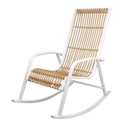 เก้าอี้พักผ่อน SPRING ROCKING LINA สีขาว_0