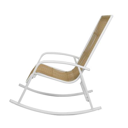 เก้าอี้พักผ่อน SPRING ROCKING LINA สีขาว_2