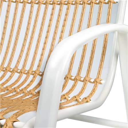 เก้าอี้พักผ่อน SPRING ROCKING LINA สีขาว_4