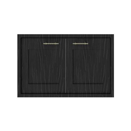 บานใต้เตา JUPITER GLORY OAK 83x53 ซม. สีดำ