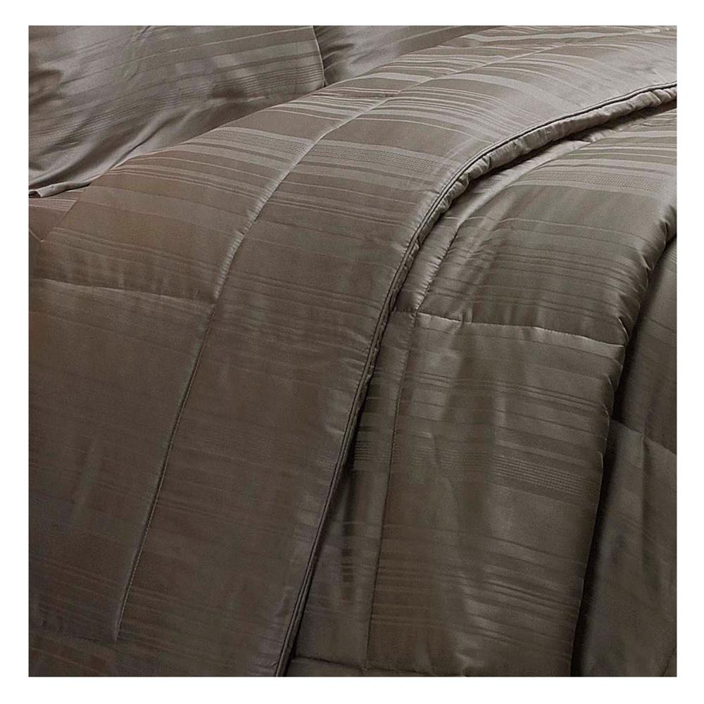 ชุดผ้าปูที่นอน 5 ฟุต 5 ชิ้น JESSICA STRIPE 20075-STONE GRAY