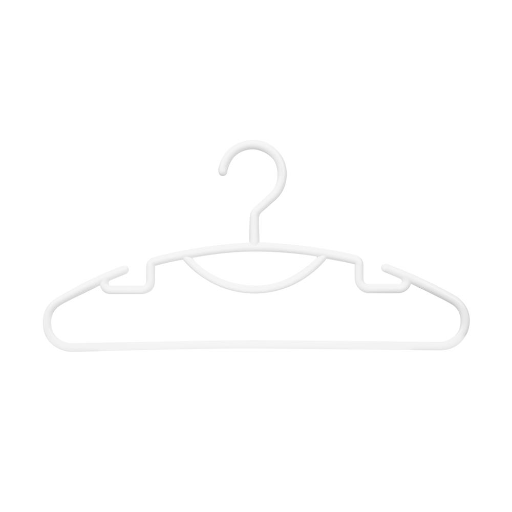 ไม้แขวนเสื้อ PLIM H-059 สีขาว แพ็ก 6 ชิ้น