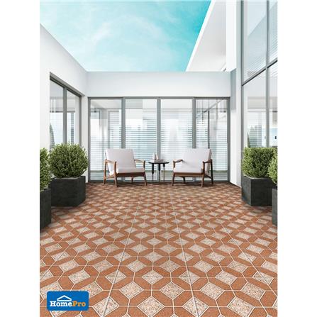 กระเบื้องพื้น 16x16 นิ้ว TARA ไคลี่ บล็อค น้ำตาล EXC PM 0.96 ตร.ม._2