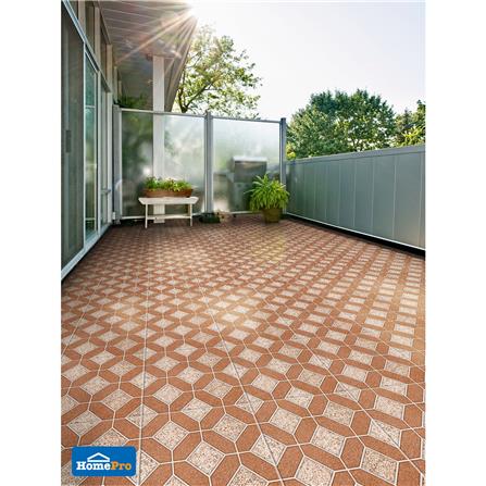 กระเบื้องพื้น 16x16 นิ้ว TARA ไคลี่ บล็อค น้ำตาล EXC PM 0.96 ตร.ม._4