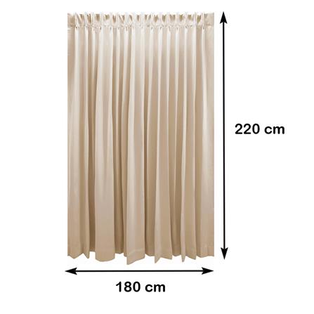 ผ้าม่านจีบ HOME LIVING STYLE BISTRO UV 180X220 ซม. สีน้ำตาล_6