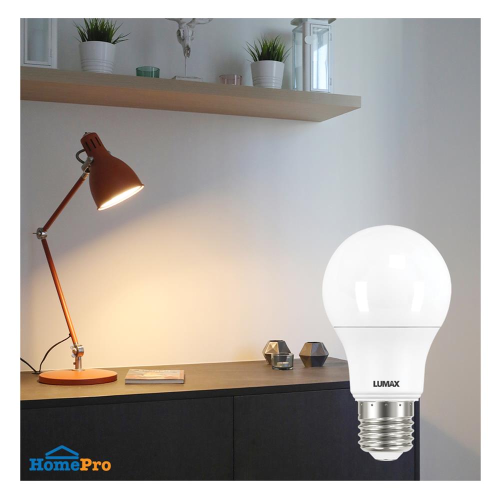 หลอด LED LUMAX ECO PLUS 12 วัตต์ WARM WHITE E27 แพ็ก 4 ชิ้น