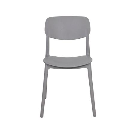 เก้าอี้พลาสติก SPRING GIN สีเทา_2