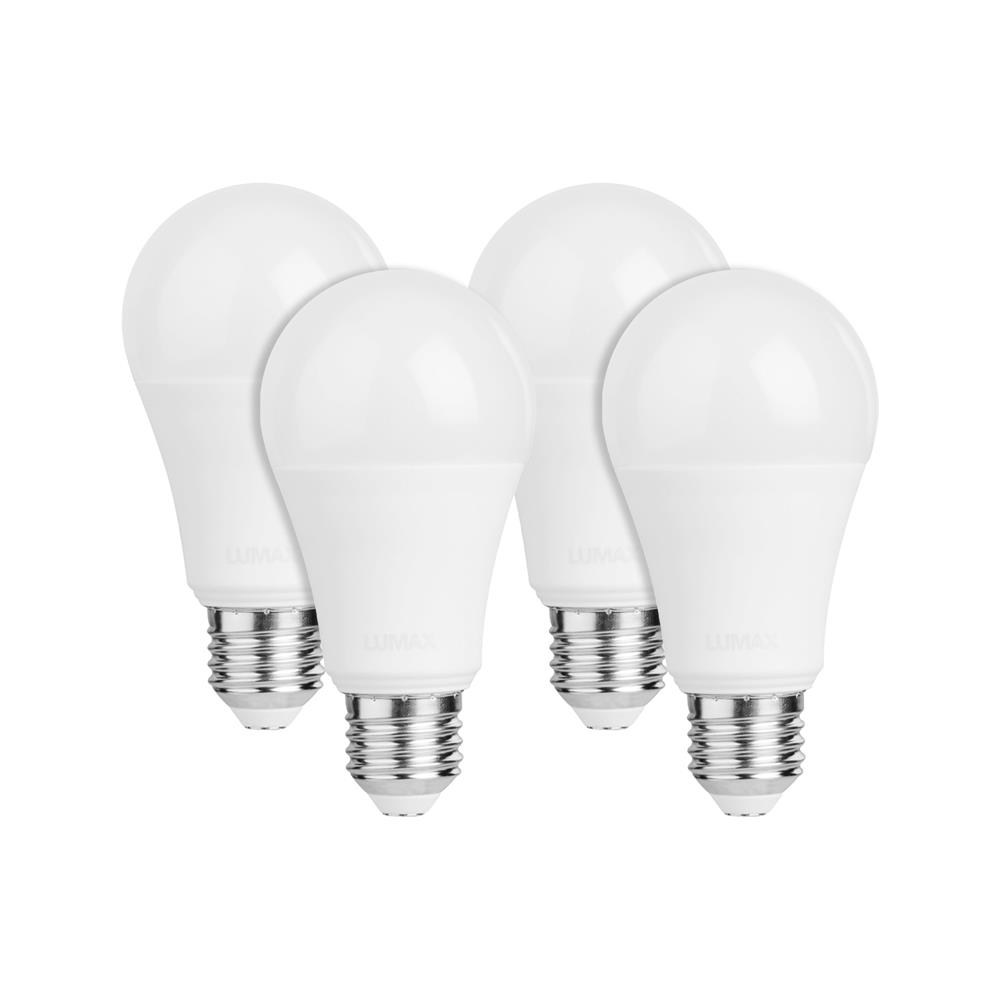 หลอด LED LUMAX ECO PLUS 12 วัตต์ DAYLIGHT E27 แพ็ก 4 ชิ้น