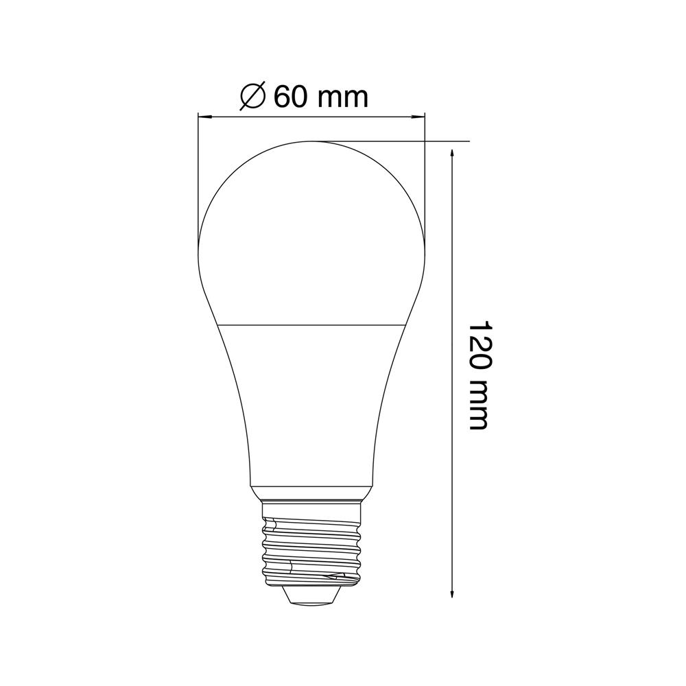 หลอด LED LUMAX ECO PLUS 12 วัตต์ DAYLIGHT E27 แพ็ก 4 ชิ้น