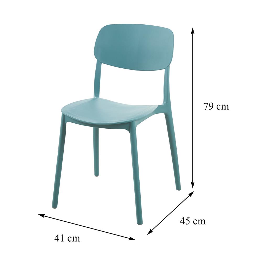 เก้าอี้พลาสติก SPRING GIN สีเขียว