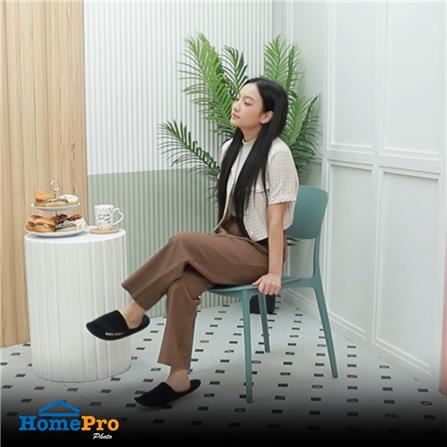 เก้าอี้พลาสติก SPRING GIN สีเขียว_5