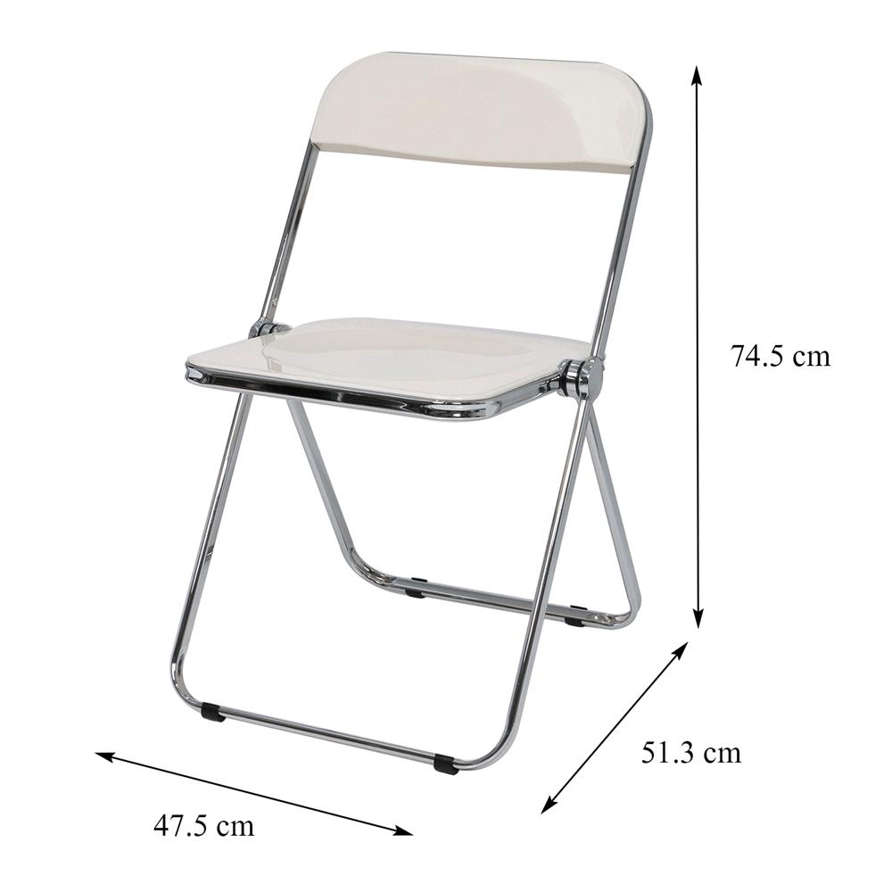 เก้าอี้พับ FURDINI AKIRA สีขาว