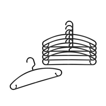 ไม้แขวนเสื้อ PLIM H-023 สีดำ แพ็ก 6 ชิ้น_2