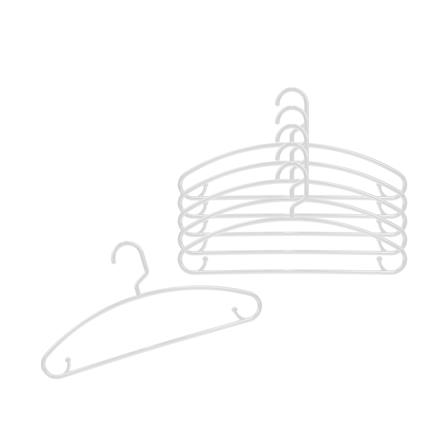 ไม้แขวนเสื้อ PLIM H-023 สีขาว แพ็ก 6 ชิ้น_2